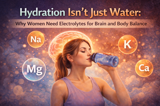 Hydration Isn’t Just Water: Why Women Need Electrolytes for Brain and Body Balance