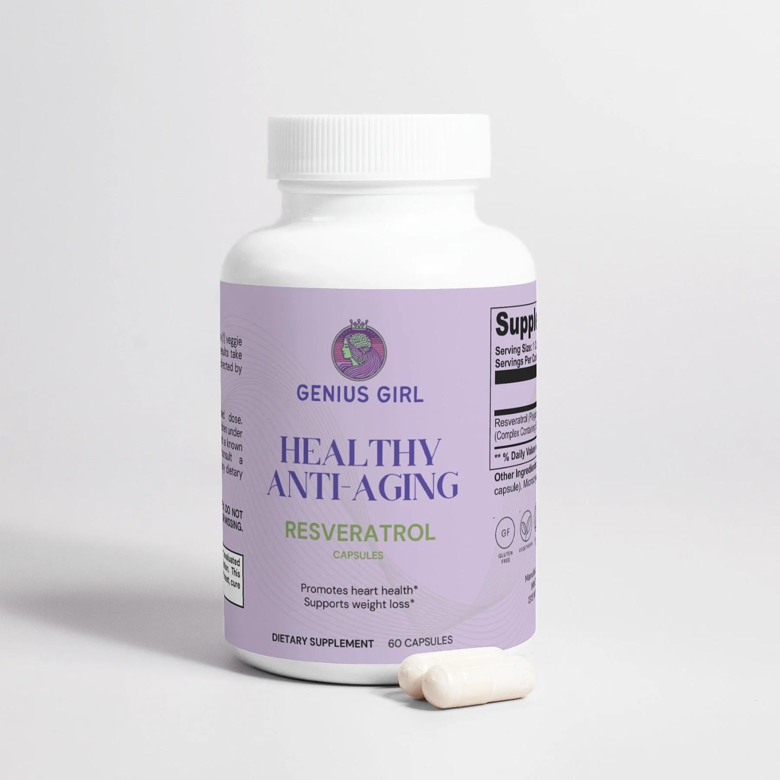 Healthy Anti-Aging - Resveratrol Capsules