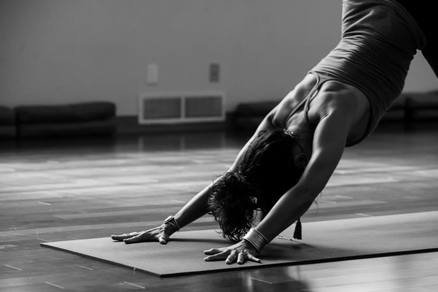 Woman doing yoga